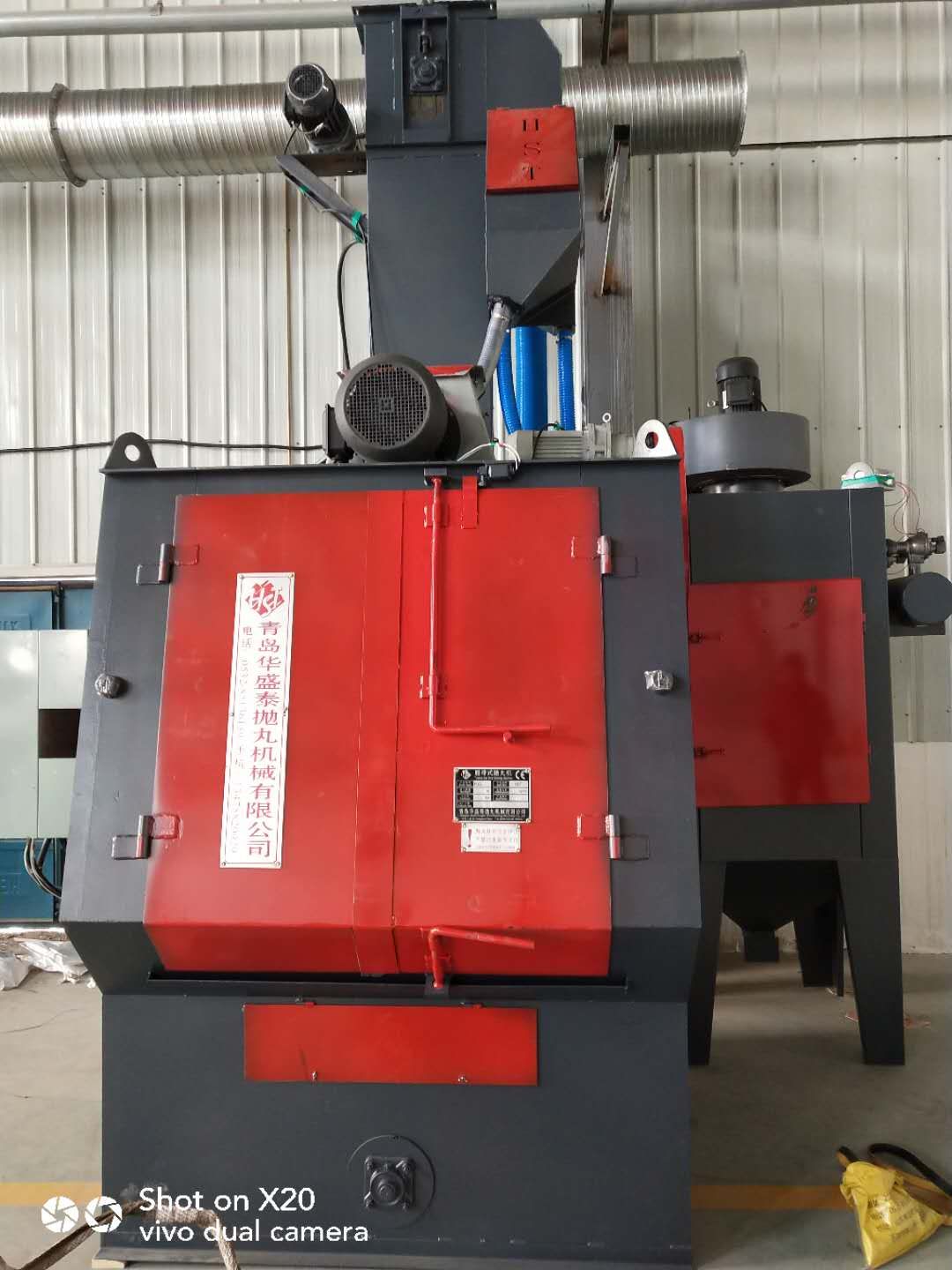 發貨衡水履帶式拋丸機安裝調試完畢現場圖