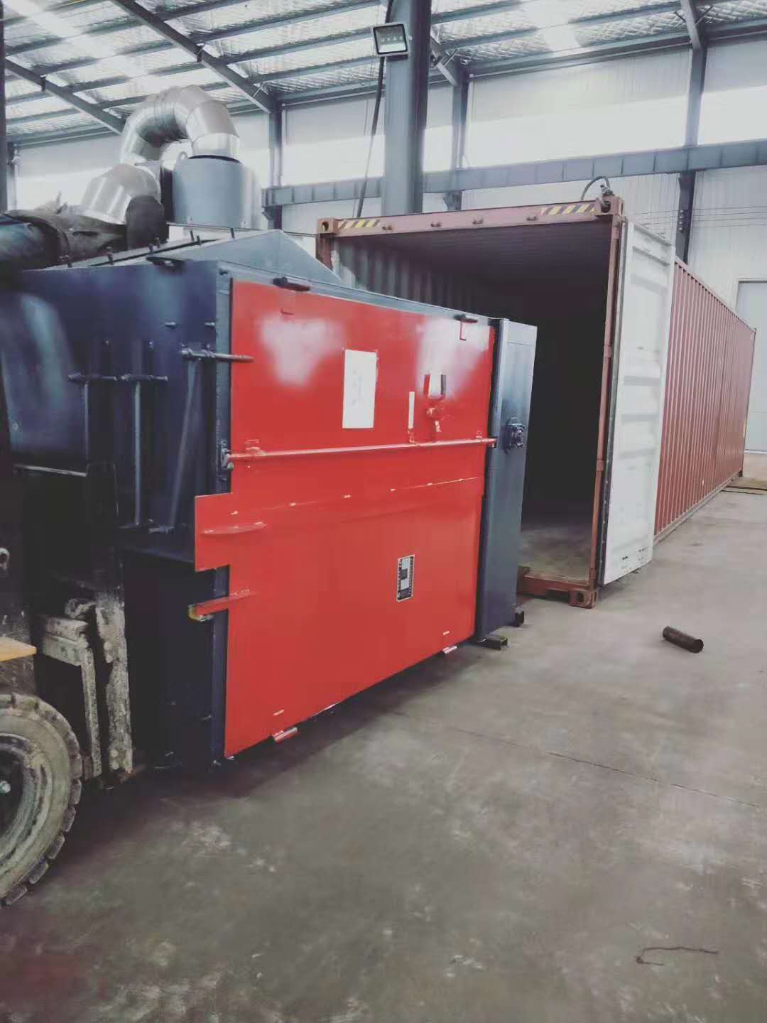 吊鉤式拋丸機發往越南